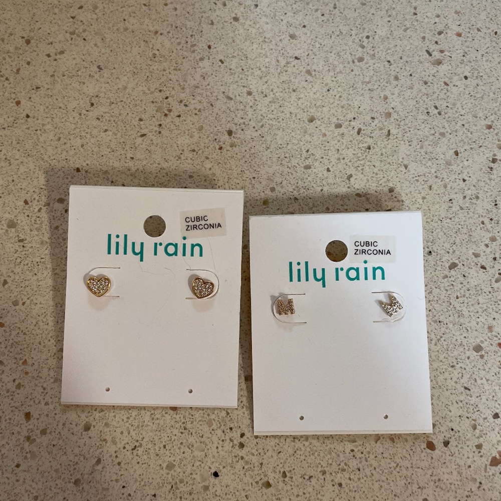 Lily Rain Earring Studs